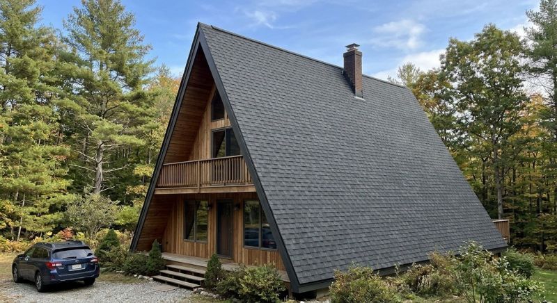 A Frame Roof Installation in Berryville, VA