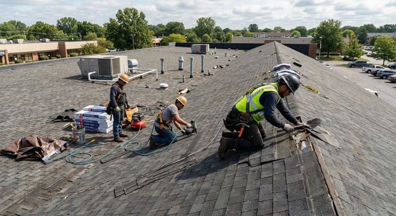 Our team working on Roofing Service projects in Berryville, VA
