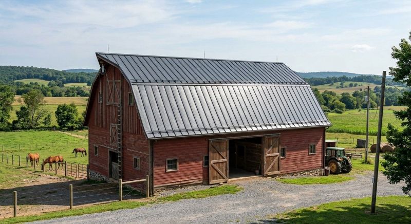Barn Roof Replacement in Bluemont, VA
