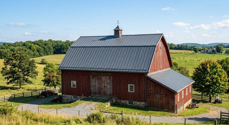 Barn Roof Replacement in Bluemont, VA