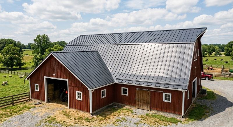Barn Roof Replacement in Round Hill, VA