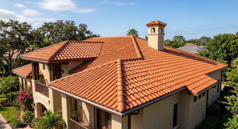Barrel Tile Roof Installation in Berryville, VA