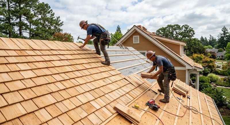 Cedar Roof Installation in Bluemont, VA
