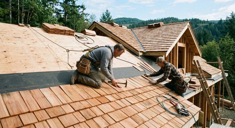 Cedar Roof Installation in Bluemont, VA
