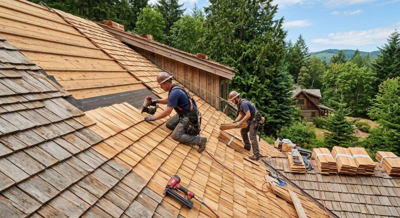Cedar Roof Installation in Strasburg, VA