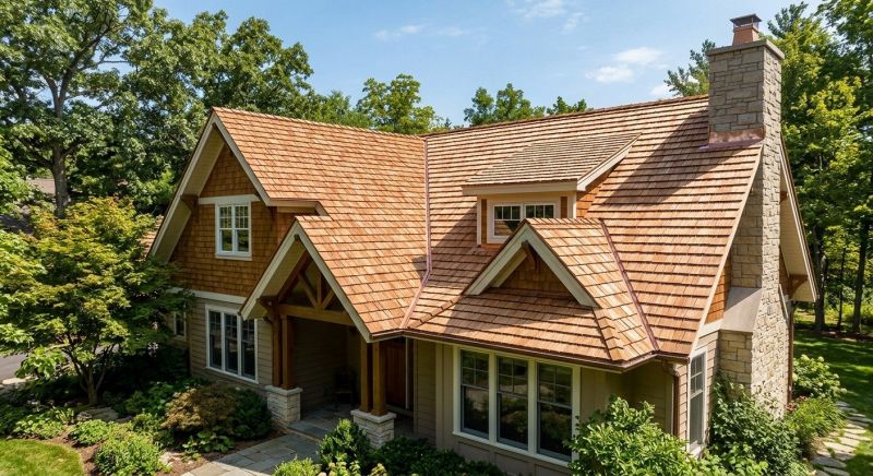 Cedar Shake Roof Construction in Shenandoah County, VA