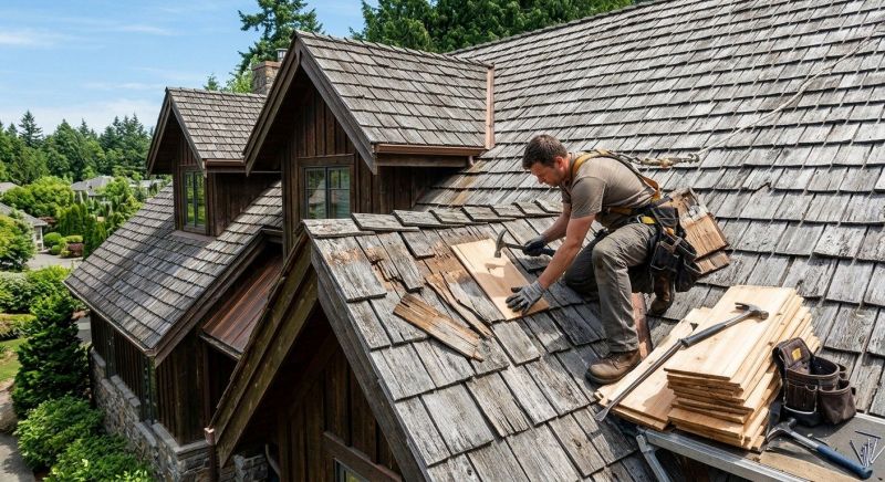 Cedar Shake Roof Repair in Stephenson, VA