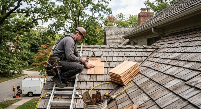 Cedar Shake Roof Repair in Strasburg, VA