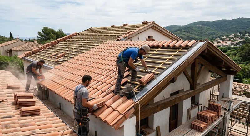 Clay Tile Roofing Installation in Berryville, VA