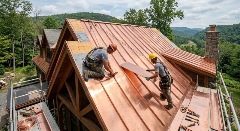 Copper Roof Installation in Berryville, VA