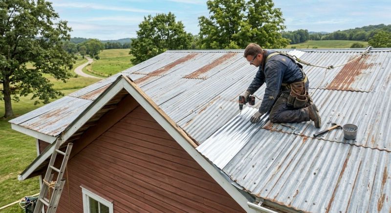 Corrugated Roof Repair in Lovettsville, VA