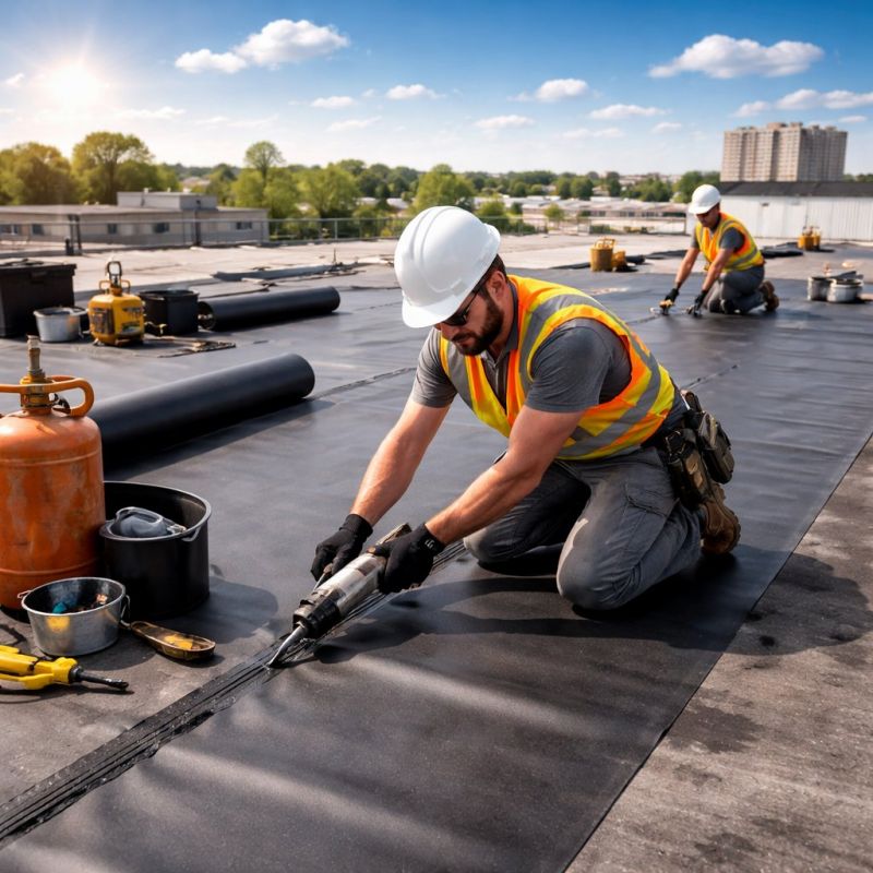 Epdm Roof Installation in Strasburg, VA