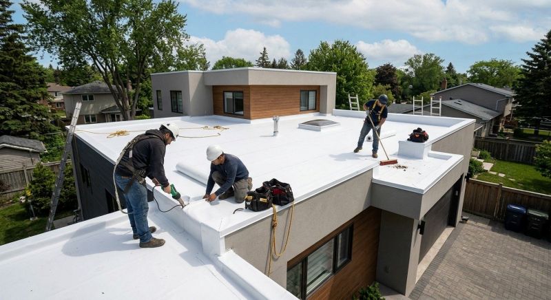 Flat Roof Installation in Stephens City, VA
