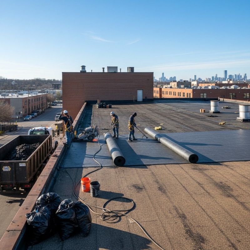 Flat Roof Replacement in Charles Town, WV