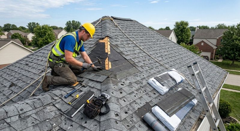 Hail Damage Roof Repair in Winchester, VA