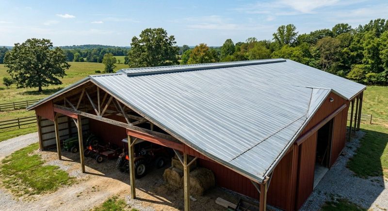 Pole Barn Roof Repair in Berryville, VA