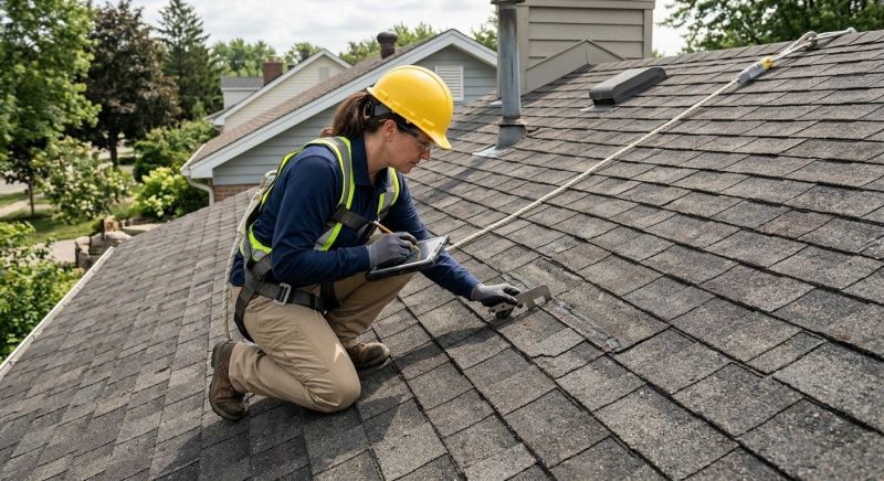 Roof Damage Inspection in Martinsburg, WV