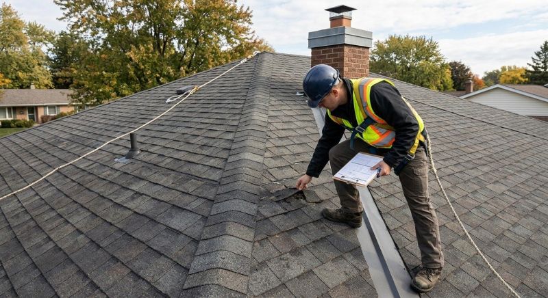 Roof Damage Inspection in Shepherdstown, WV