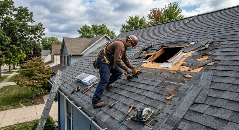 Roof Damage Repair in Round Hill, VA