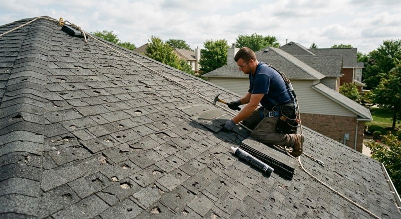 Roof Damage Restoration in Marshall, VA