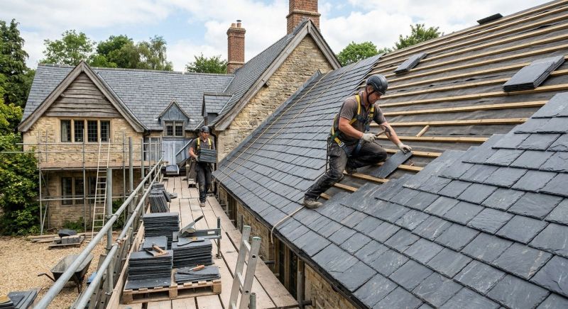 Slate Roof Installation in Aldie, VA