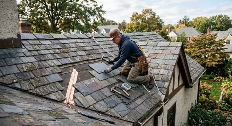 Slate Roof Repair in Hamilton, VA