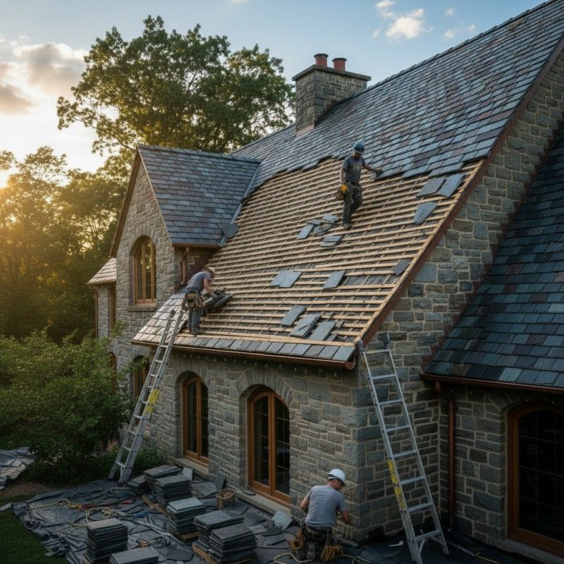 Slate Roof Replacement in Jefferson County, WV
