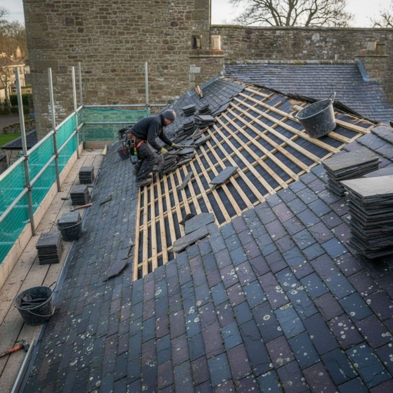 Slate Roof Replacement in Martinsburg, WV