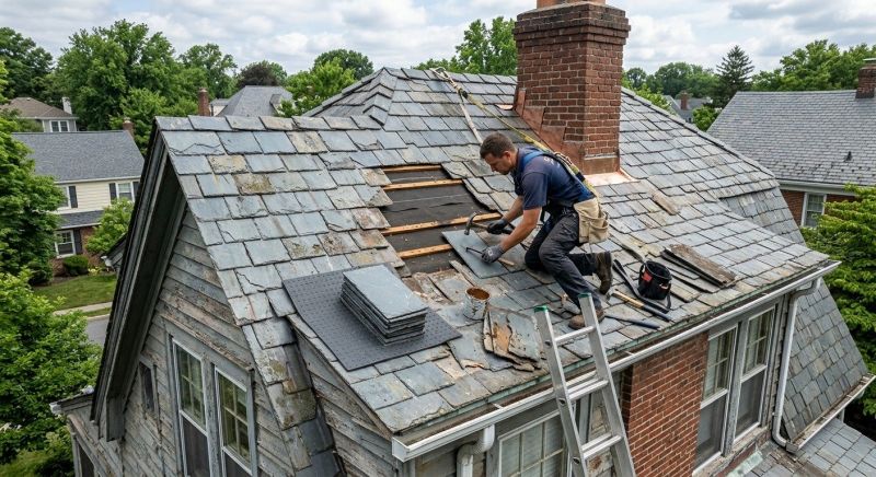 Slate Shingles Repair in Winchester, VA