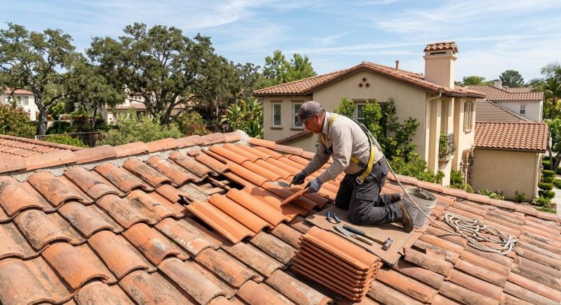 Spanish Tile Roof Repair in Berryville, VA