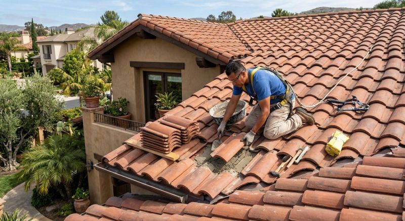 Spanish Tile Roof Repair in Berryville, VA