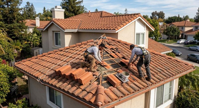 Spanish Tile Roof Repair in Berryville, VA