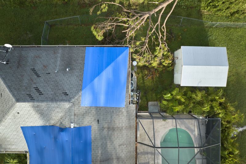 Storm Damage Roof Tarping in Berryville, VA