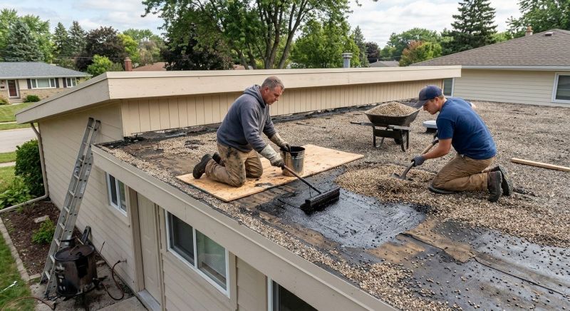 Tar And Gravel Roof Repair in Bluemont, VA