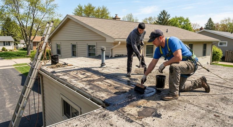 Tar And Gravel Roof Repair in Marshall, VA