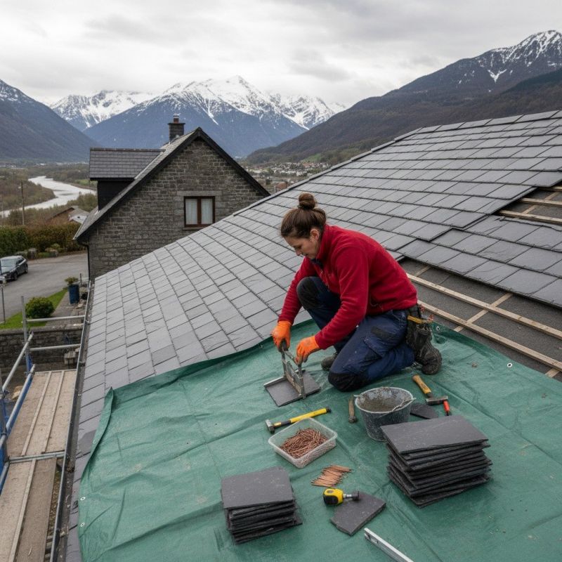 Tile Roof Repair in Marshall, VA