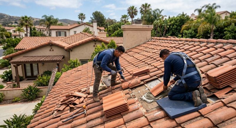 Tile Roof Repair in Purcellville, VA