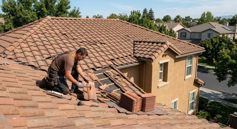 Tile Roof Repair in Upperville, VA