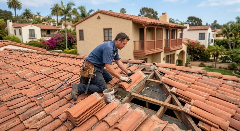Tile Roof Repair in Yellow Spring, WV