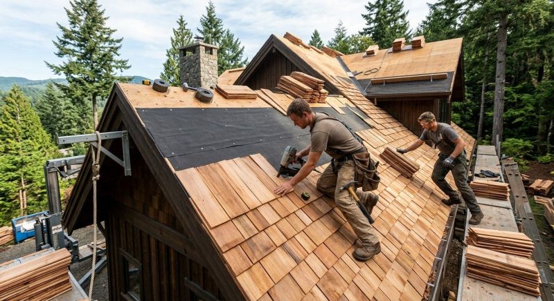 Wood Roofing Installation in Harpers Ferry, WV
