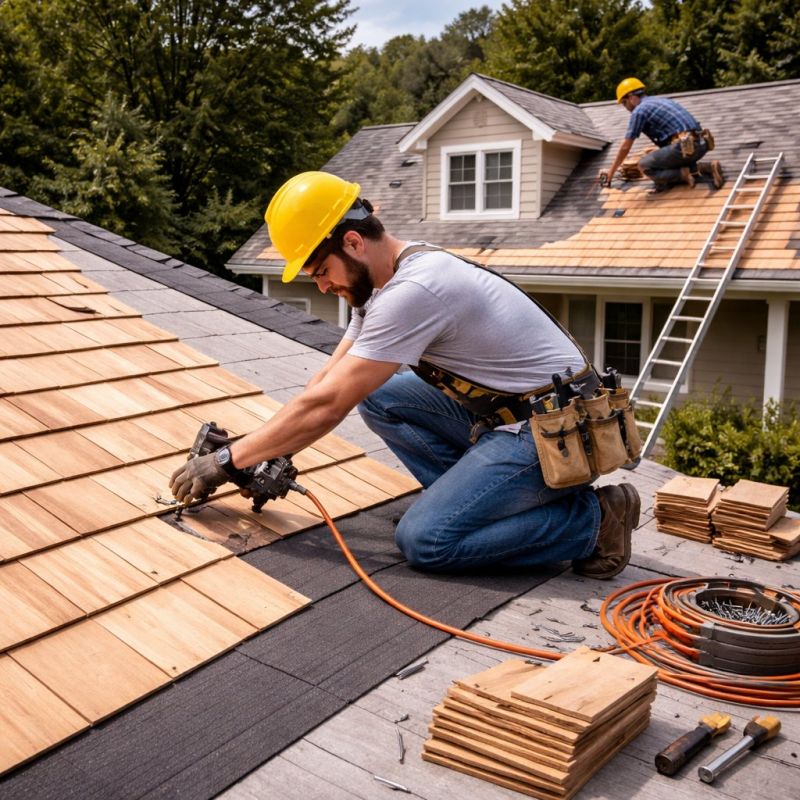 Wood Roofing Installation in Ranson, WV