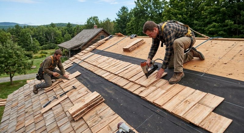 Wood Roofing Installation in Yellow Spring, WV