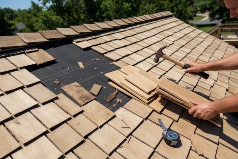 Wood Shake Roof Repair in Charles Town, WV