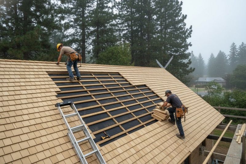 Wood Shake Roof Repair in Inwood, WV