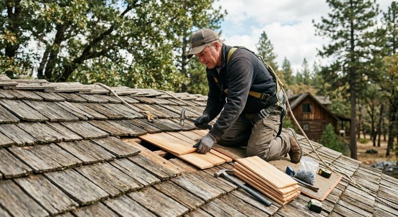 Wood Shake Roof Repair in Stephenson, VA