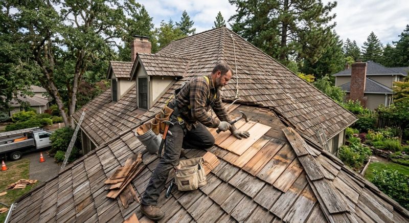 Wood Shake Roof Repair in Winchester, VA