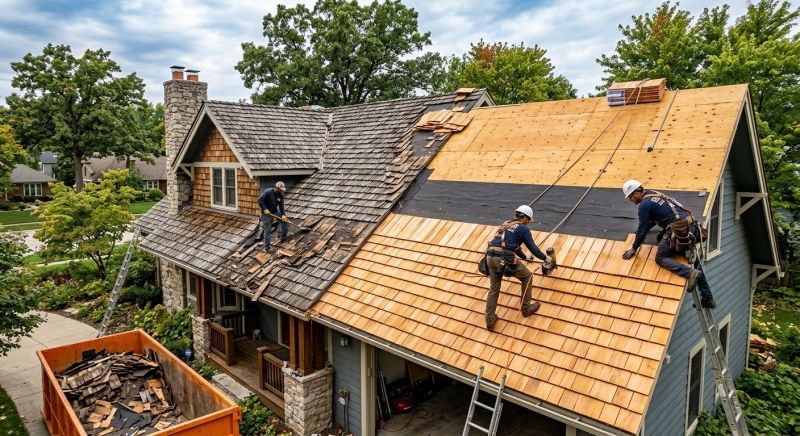 Wood Shake Roof Replacement in Cross Junction, VA