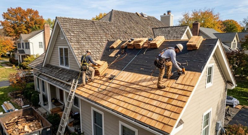 Wood Shake Roof Replacement in Martinsburg, WV