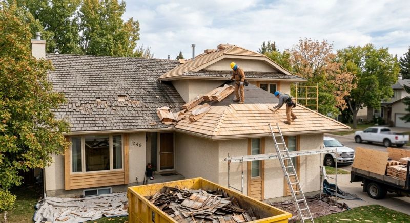 Wood Shake Roof Replacement in Round Hill, VA